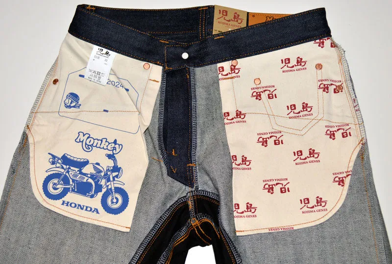 KOJIMA GENES  "RNB-1059HM" HONDA Collaboration Monkey Combo Pants