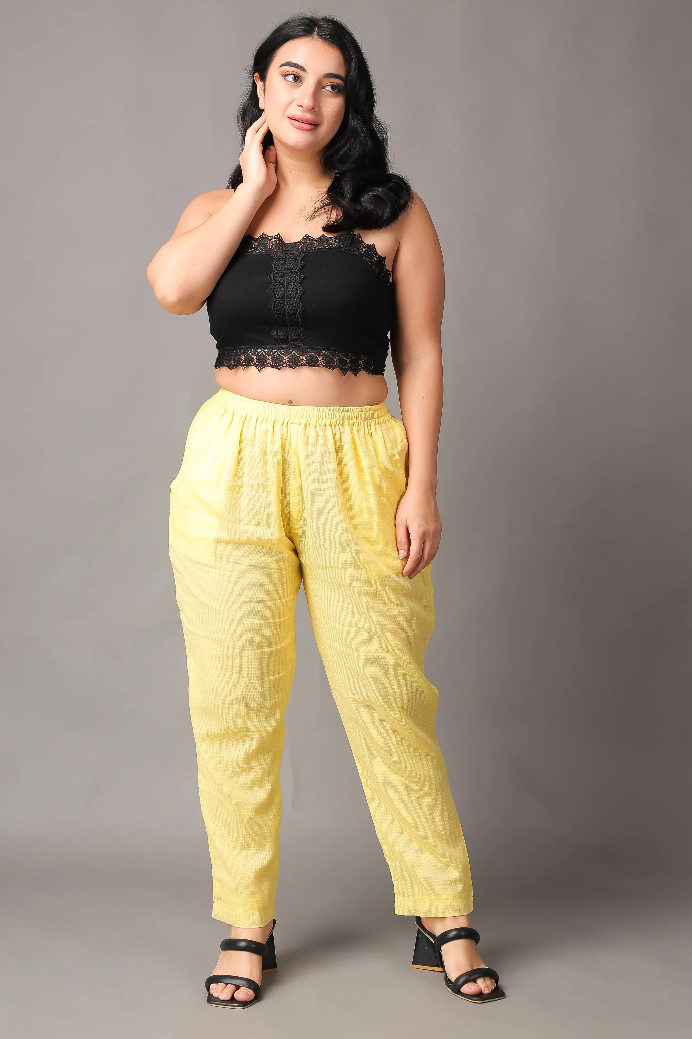 Kota Doria Pant Palazzo