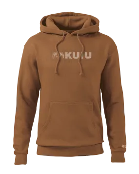 KUIU Topo Block Logo Hoodie | Saddle