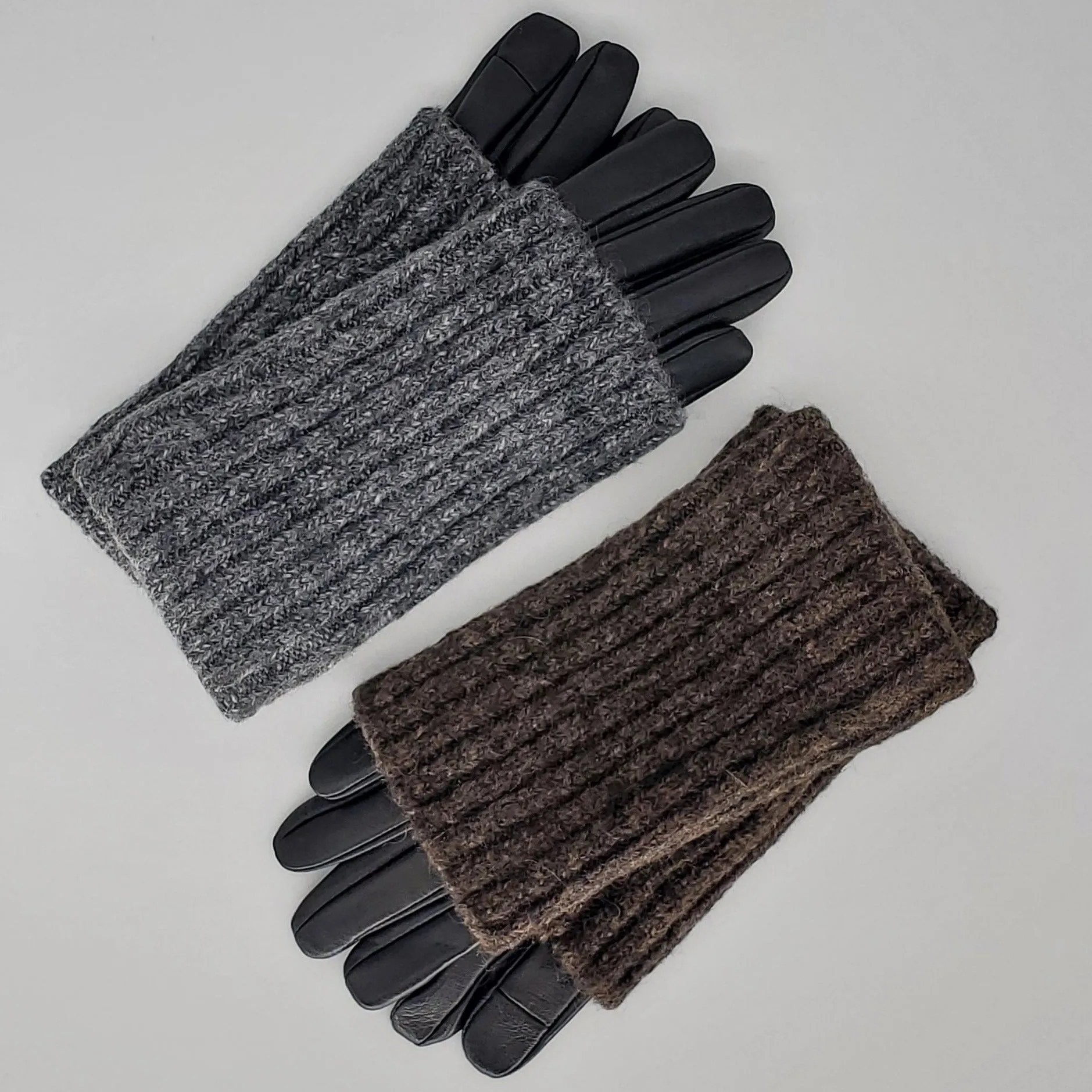 Leather & Knit Gloves