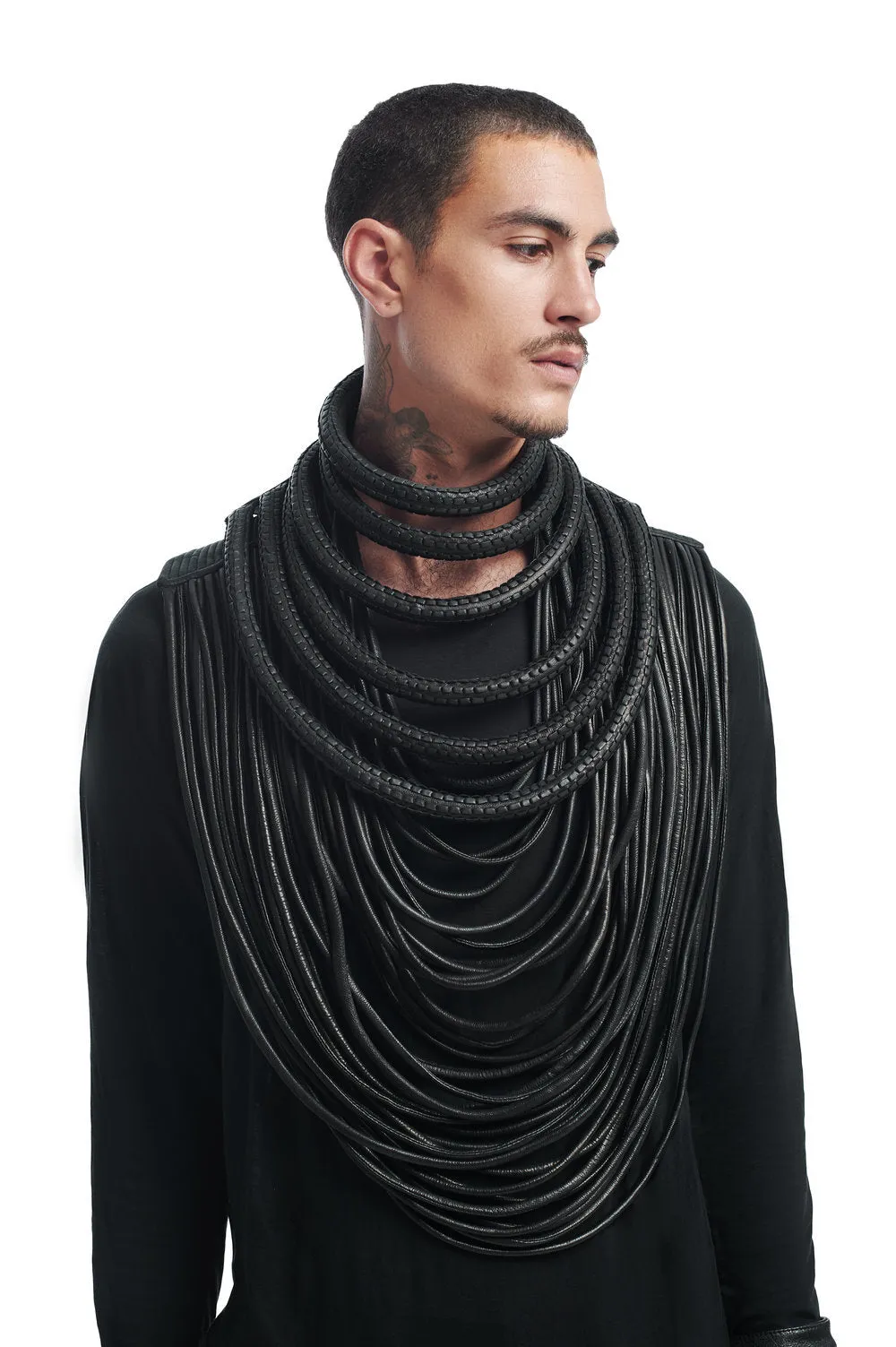 Limnic unisex Leather Necklace