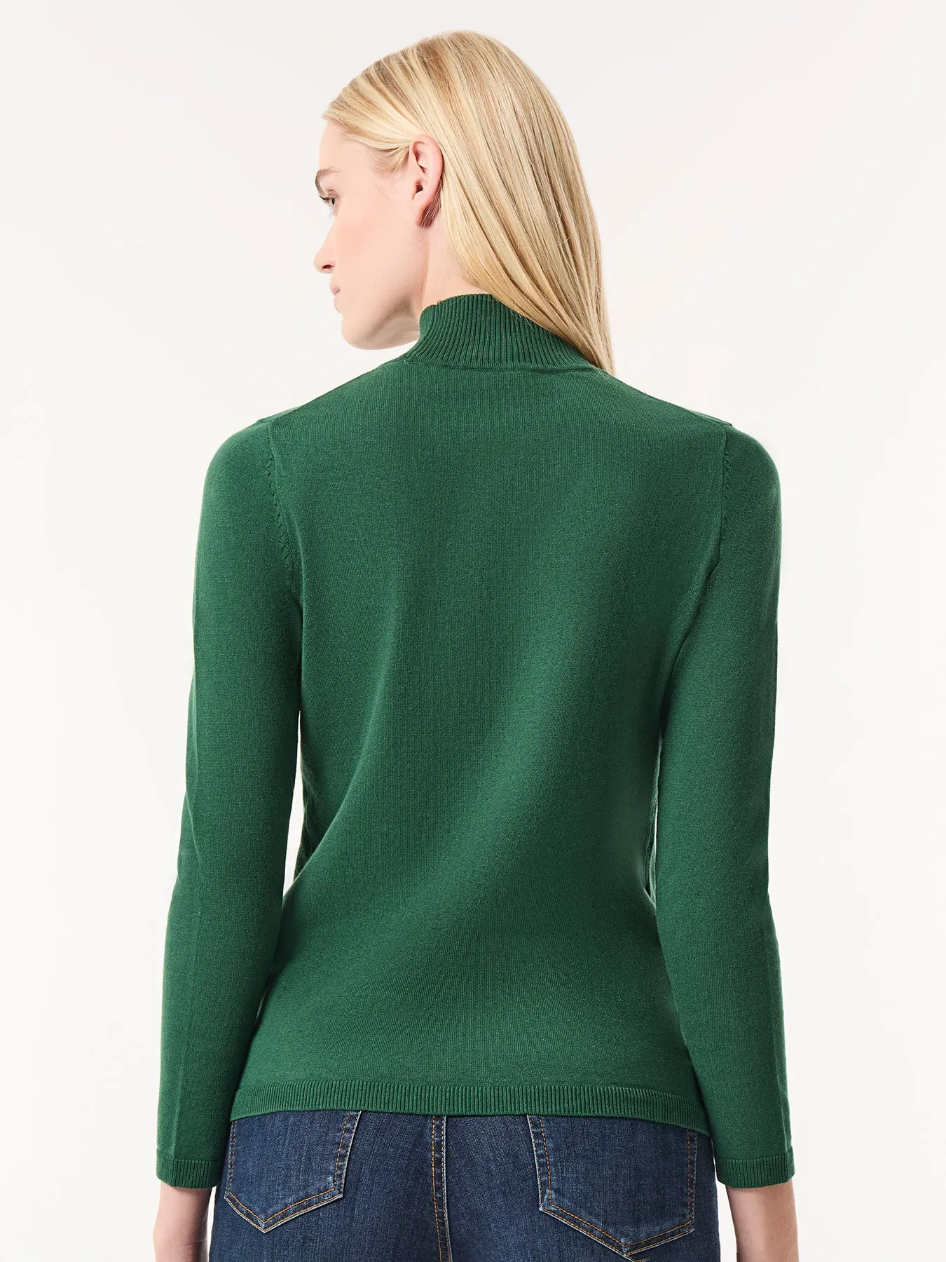 Long Sleeve Mock Neck Sweater