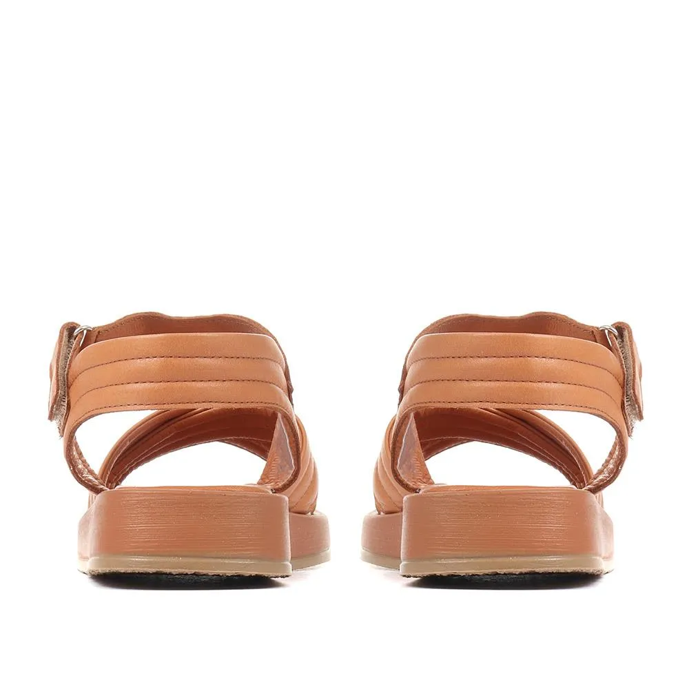 Maera Leather Platform Sandals - MAERA / 322 402