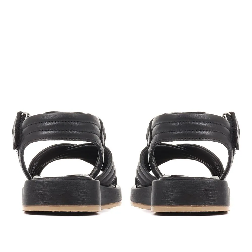 Maera Leather Platform Sandals - MAERA / 322 402