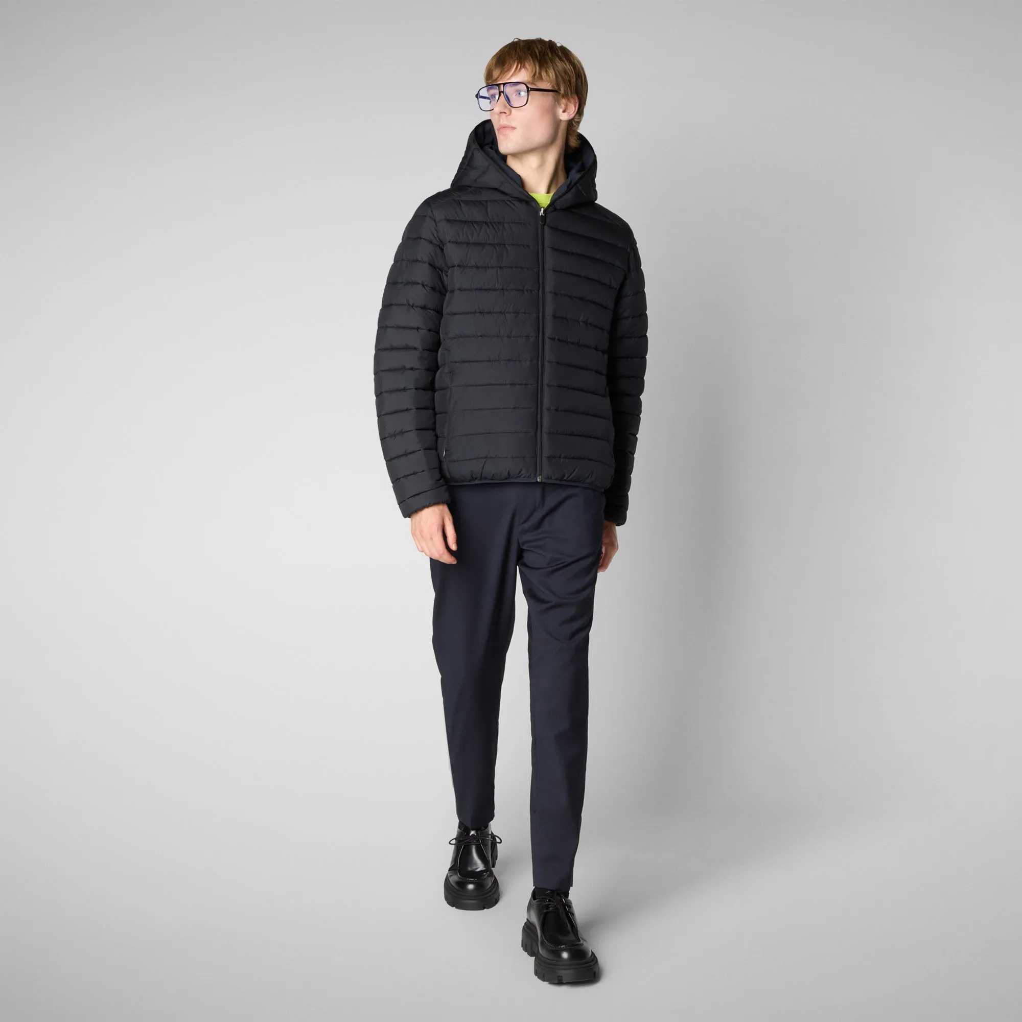 Man's animal free jacket Ezra in blue black