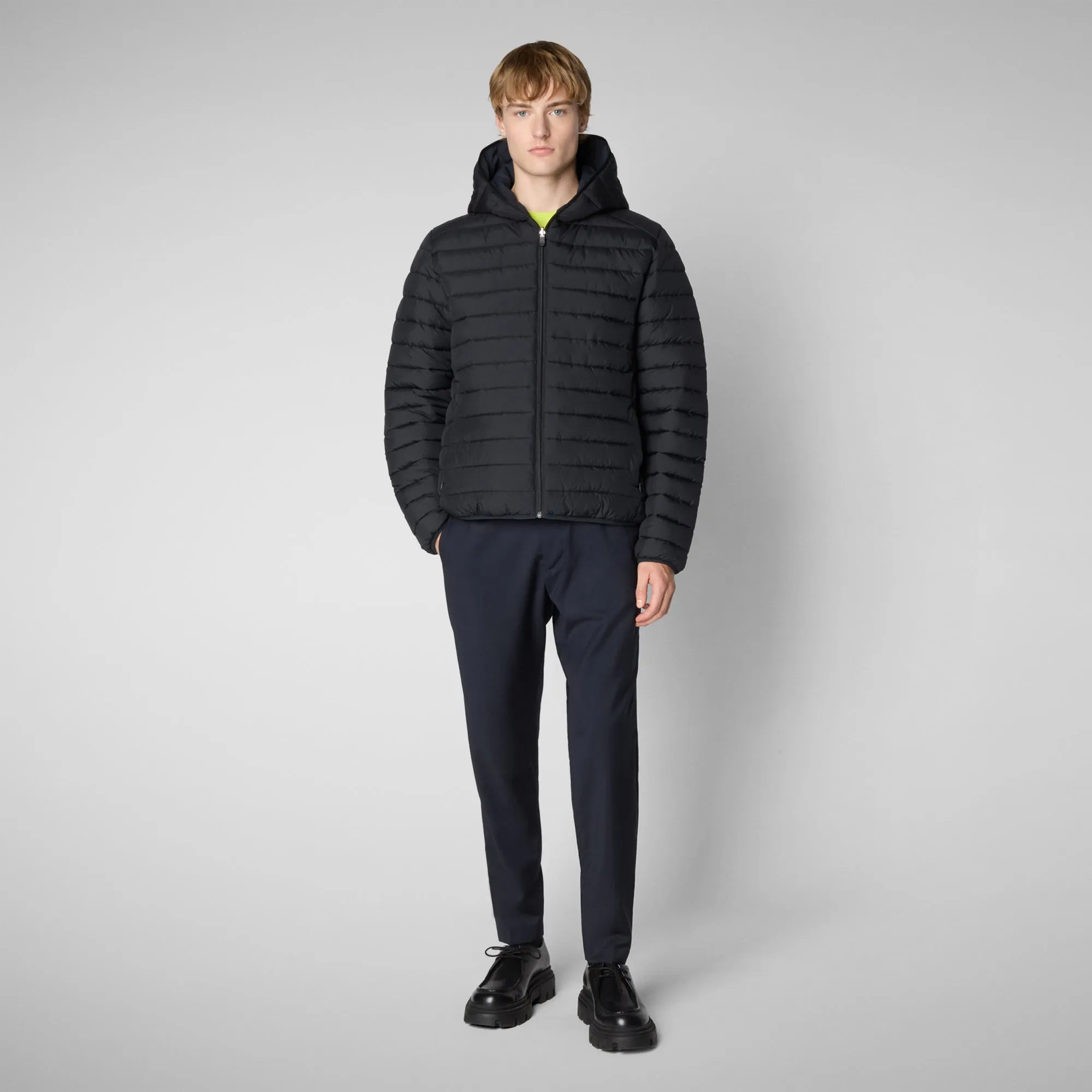 Man's animal free jacket Ezra in blue black