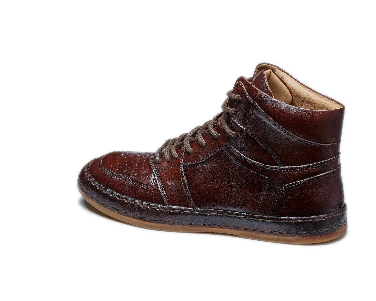 Men's Full-Grain Horsehide Leather Boots | Goodyear Welt Construction