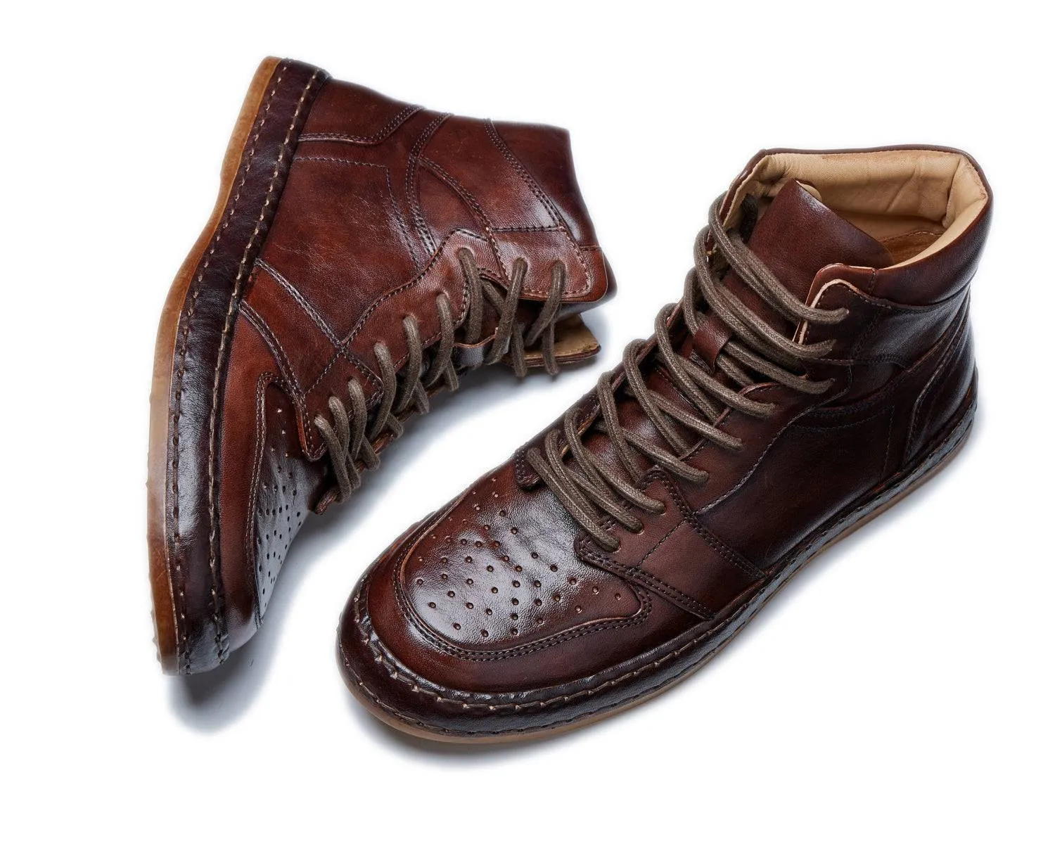 Men's Full-Grain Horsehide Leather Boots | Goodyear Welt Construction