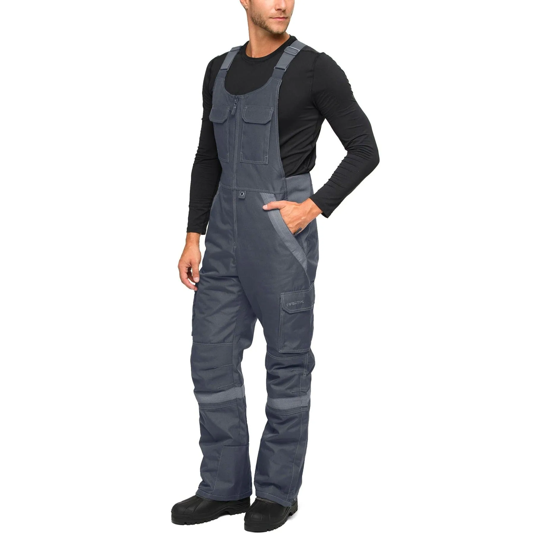 Men's Overalls Tundra Bib With Added Reflective Visibility