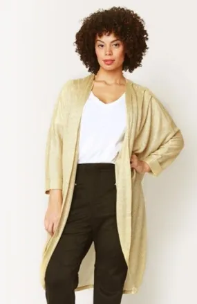 Mia Cocoon Cardigan // Gold