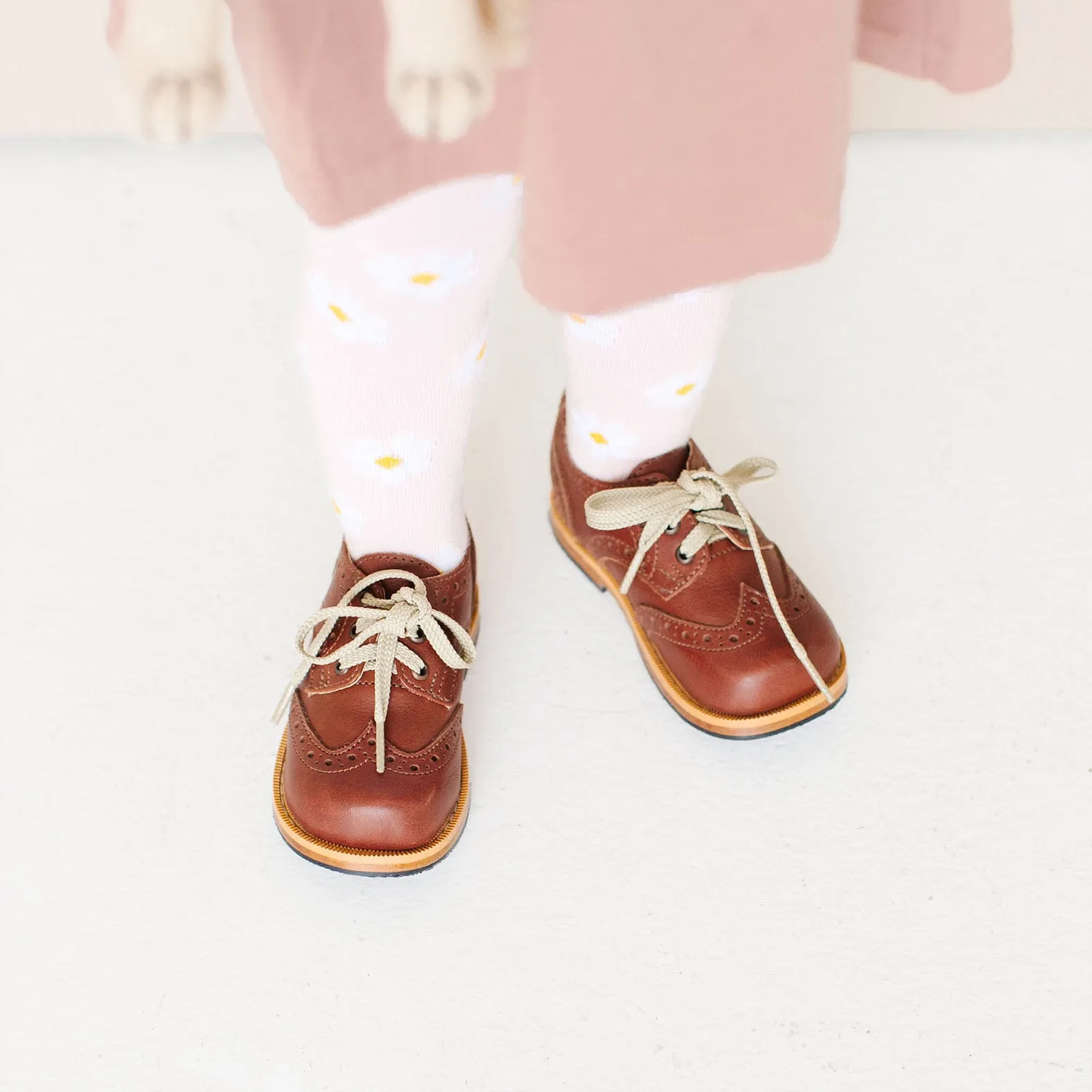 MK1080 - Brogue Oxfords Shoes Root Beer [Children's Leather Shoes]