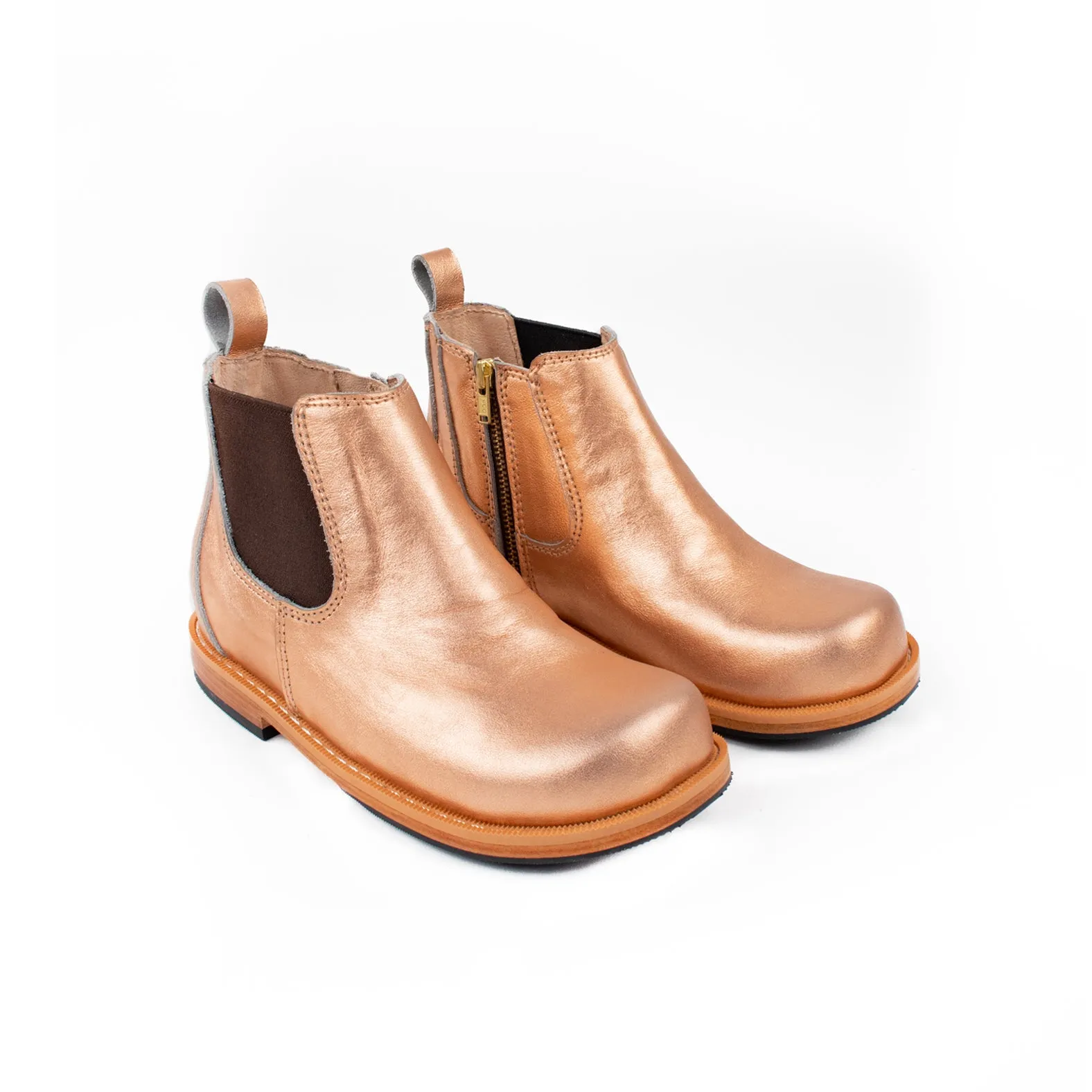 MK22778 - Chelsea Hawks Boots Rose Gold [Children's Leather Boots]