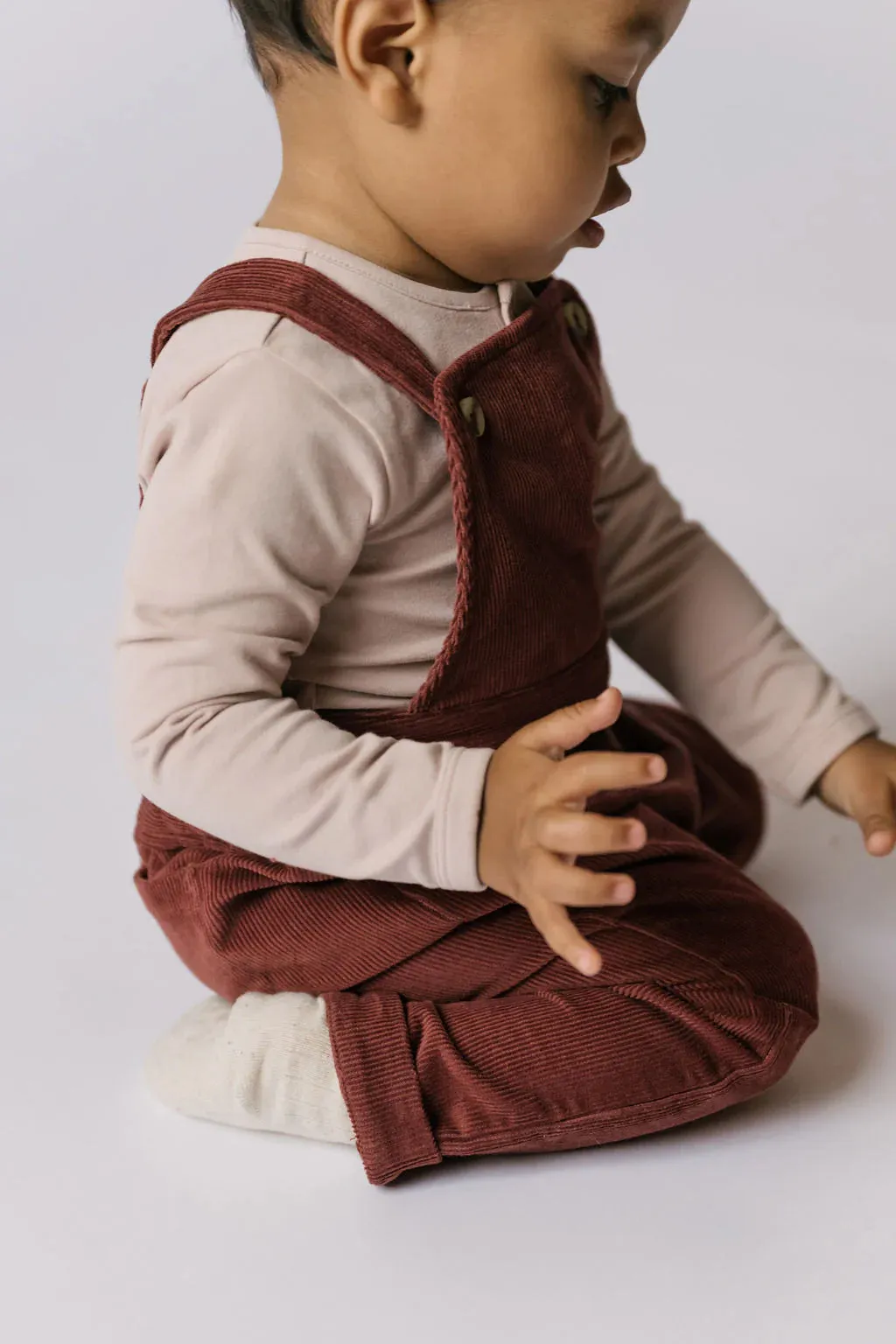 Mulberry Corduroy Overalls