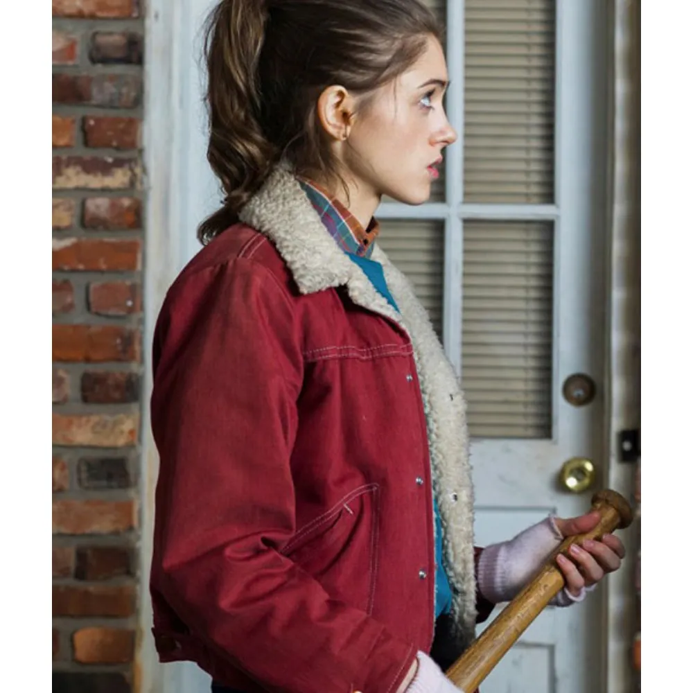 Nancy Wheeler Stranger Things Maroon Jacket