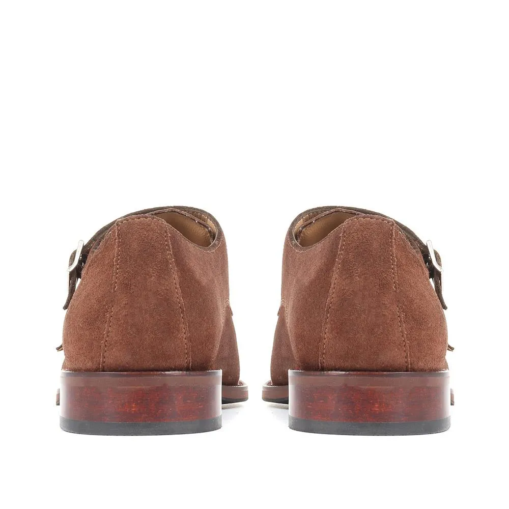 Nathaniel Leather Double Monk Shoes - NATHANIEL / 320 484