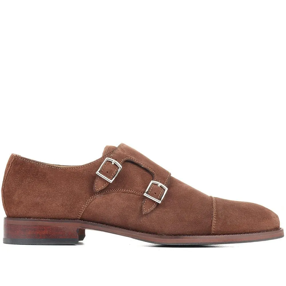 Nathaniel Leather Double Monk Shoes - NATHANIEL / 320 484