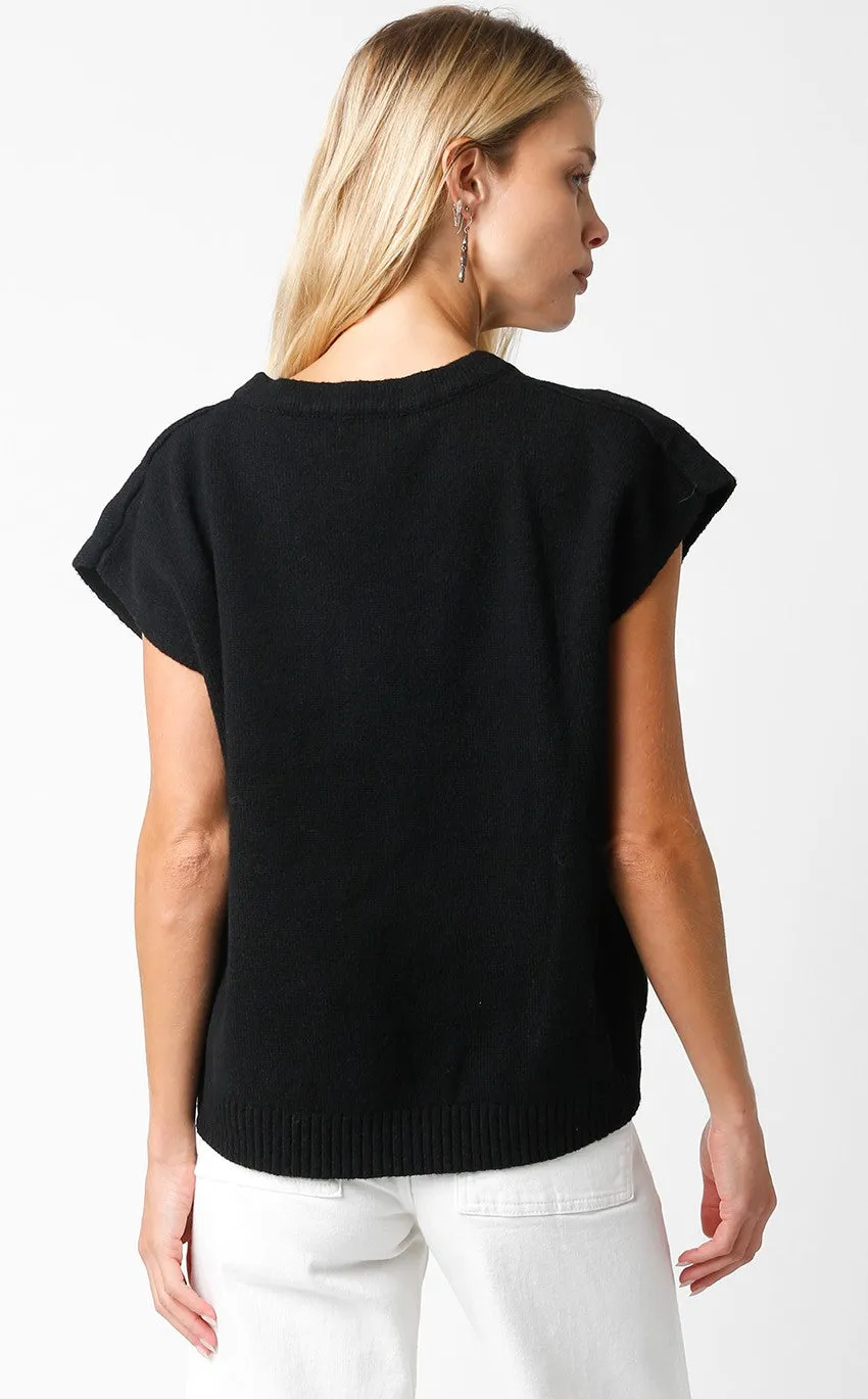 Nellie V-neck Sleeveless Sweater