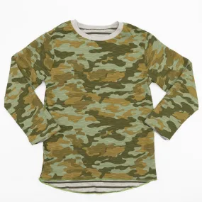 Next Boys Camo Reversible Long Sleeve Jersey Tops