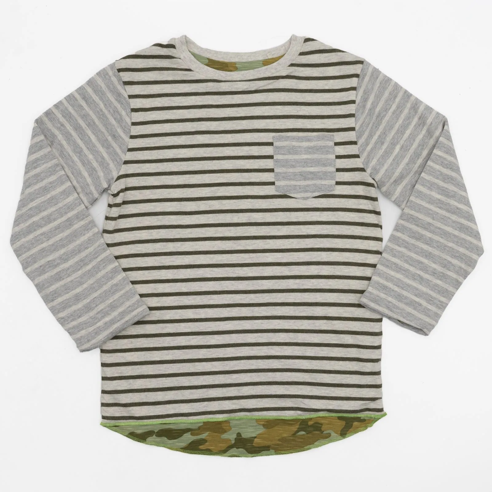 Next Boys Camo Reversible Long Sleeve Jersey Tops