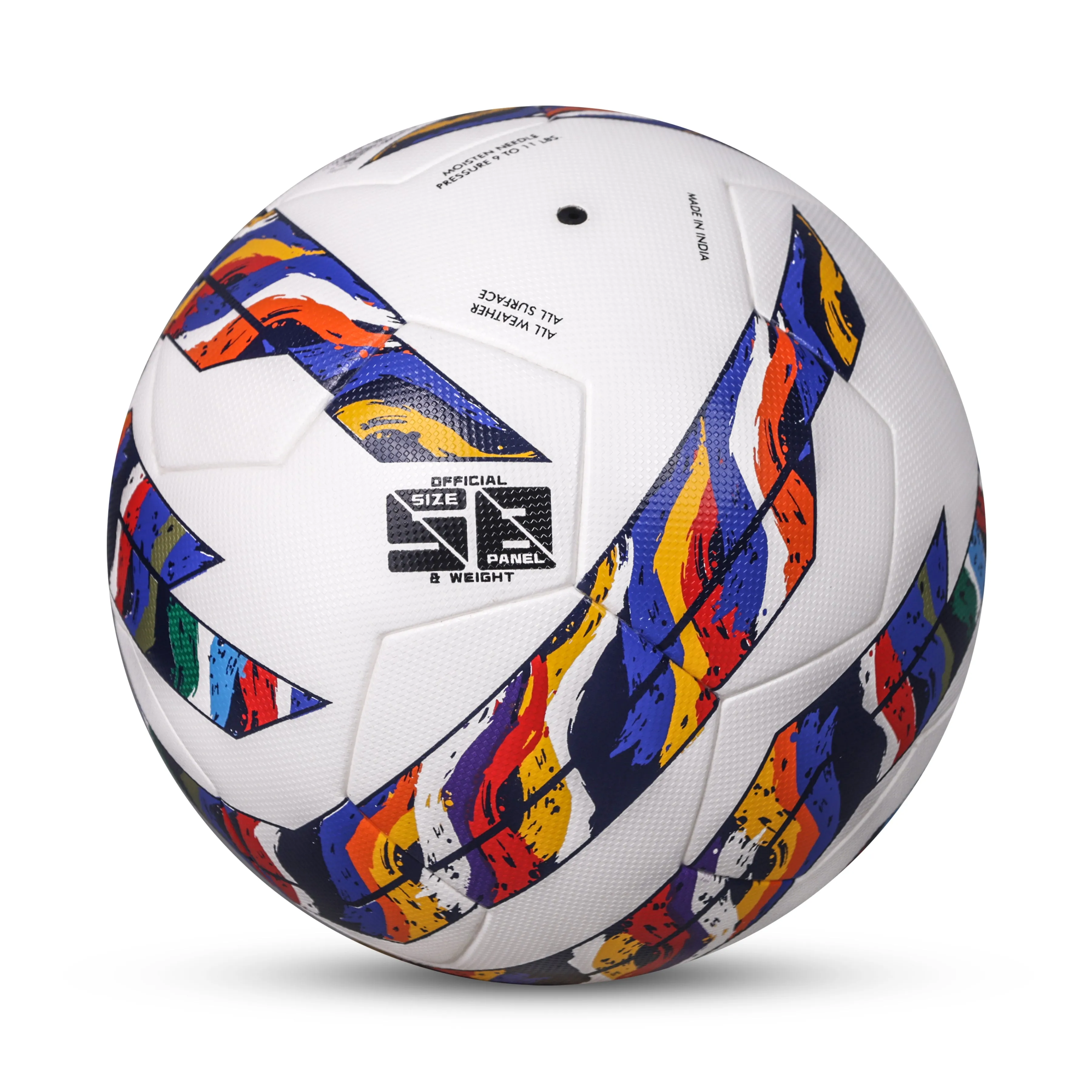 NIVIA Shastra 2.0 Thermobonded Multi-layer Football, FIFA Quality Pro approved, Size 5, ISL Official Match ball, For Soft Ground.