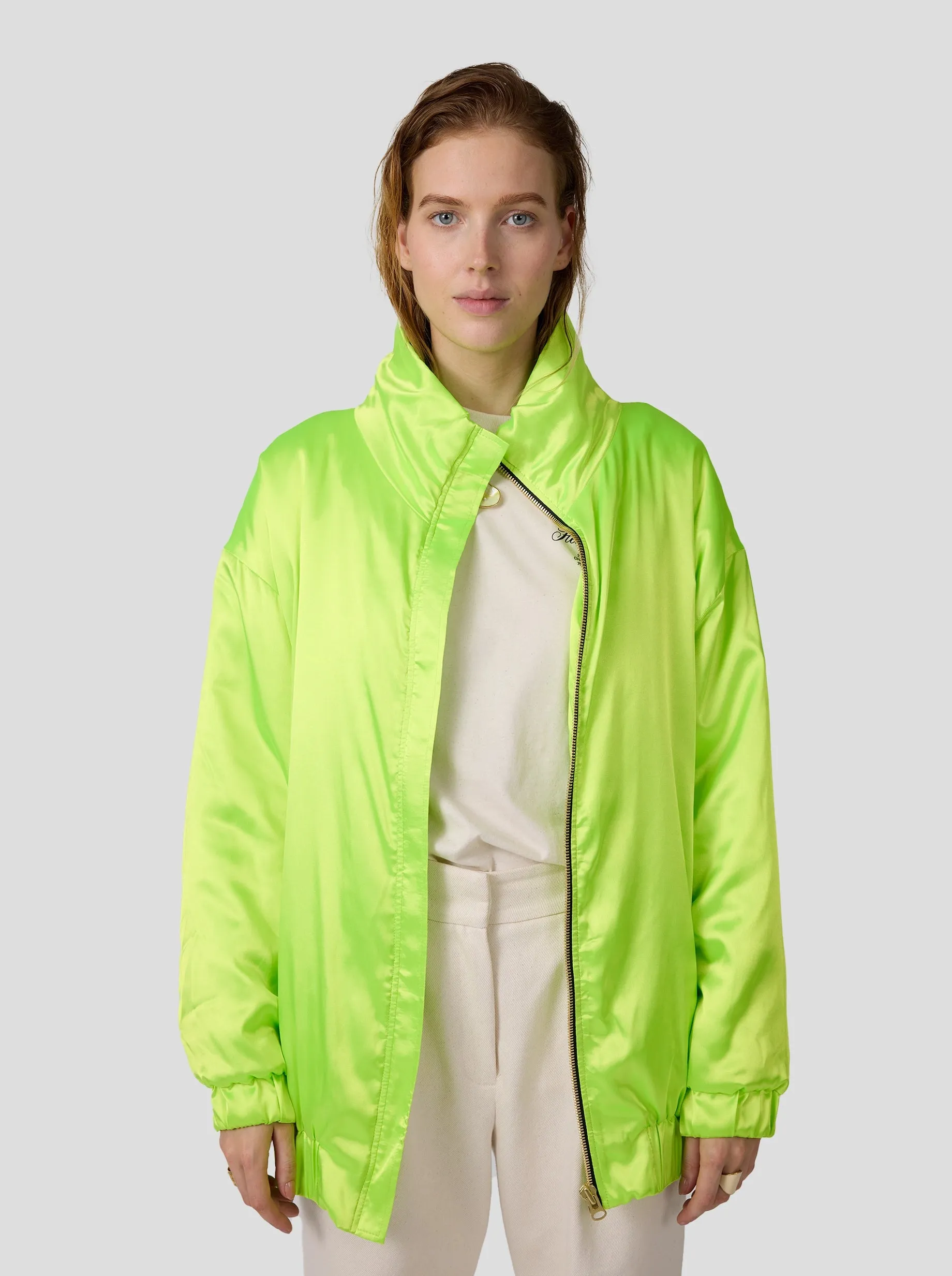 Norma puffy jacket in Sour fabric