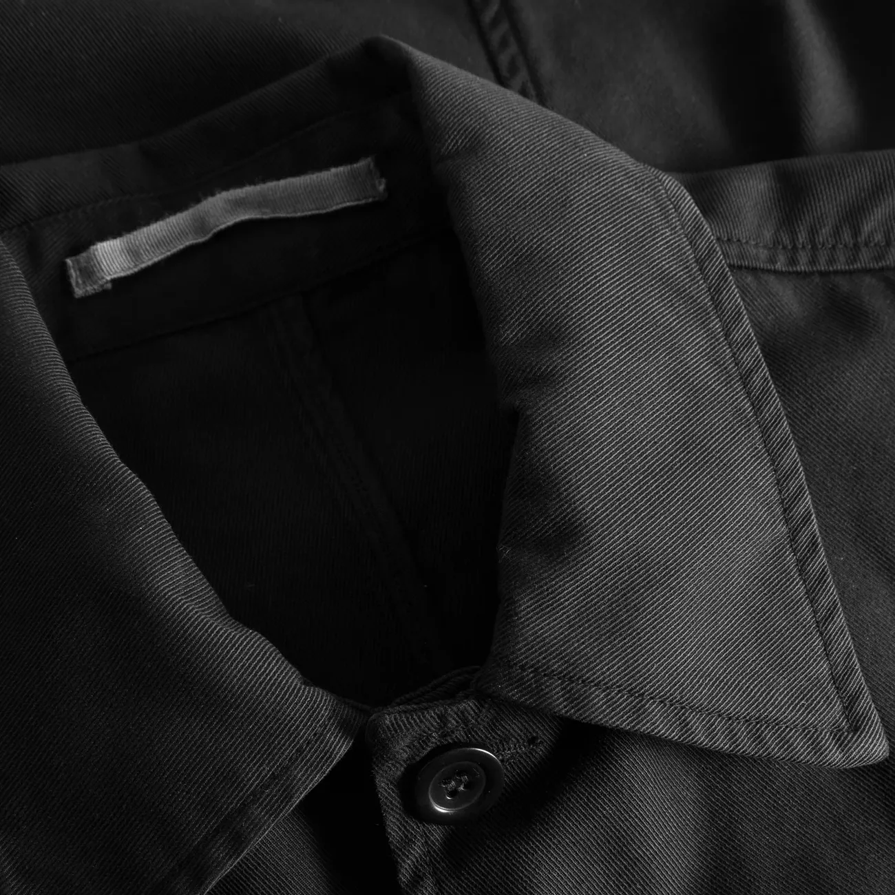 Norse Standard Twill Overshirt - Black