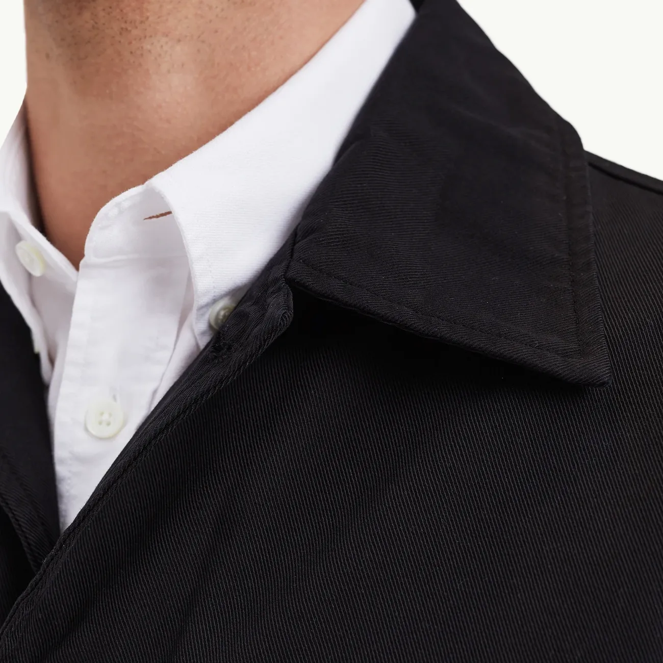 Norse Standard Twill Overshirt - Black