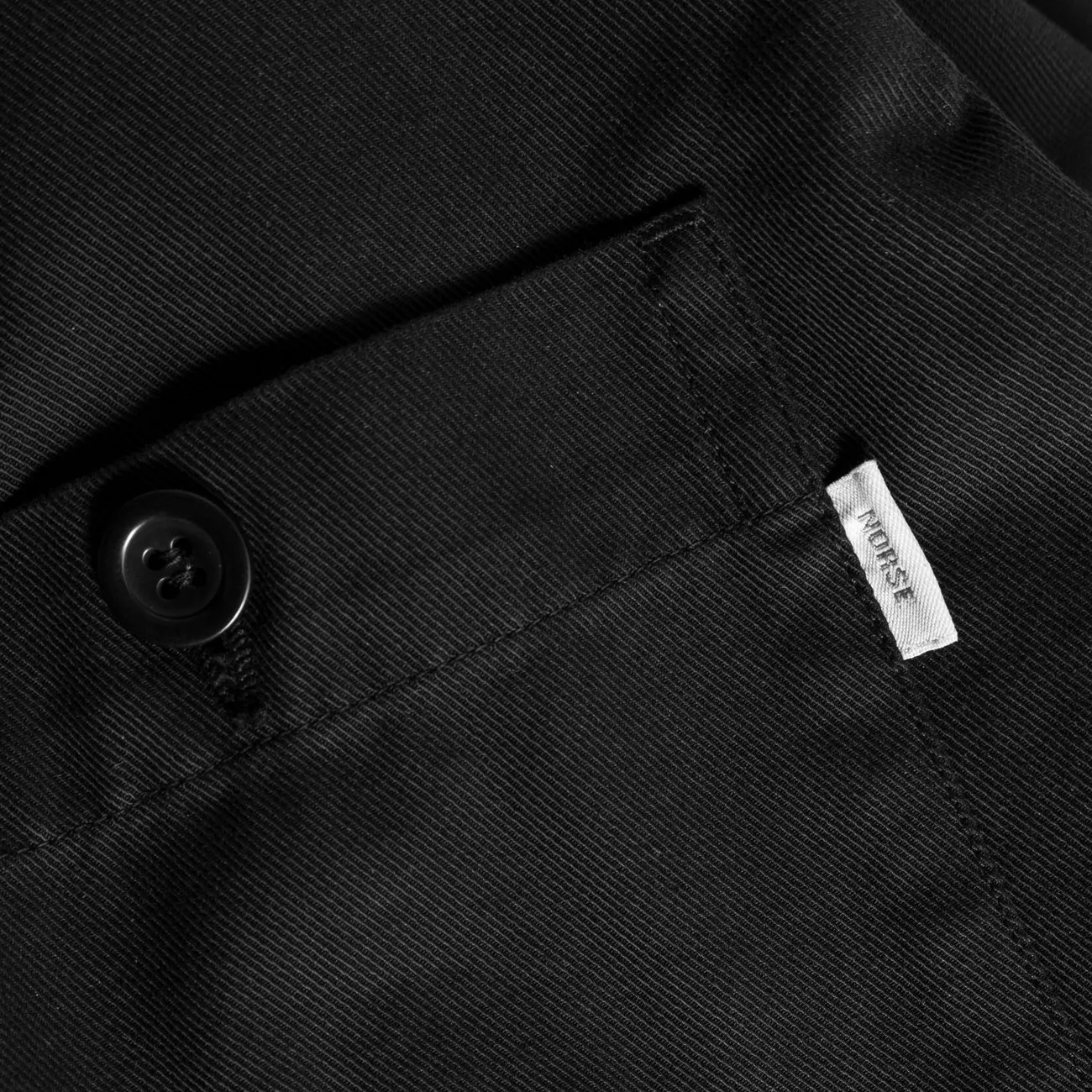 Norse Standard Twill Overshirt - Black