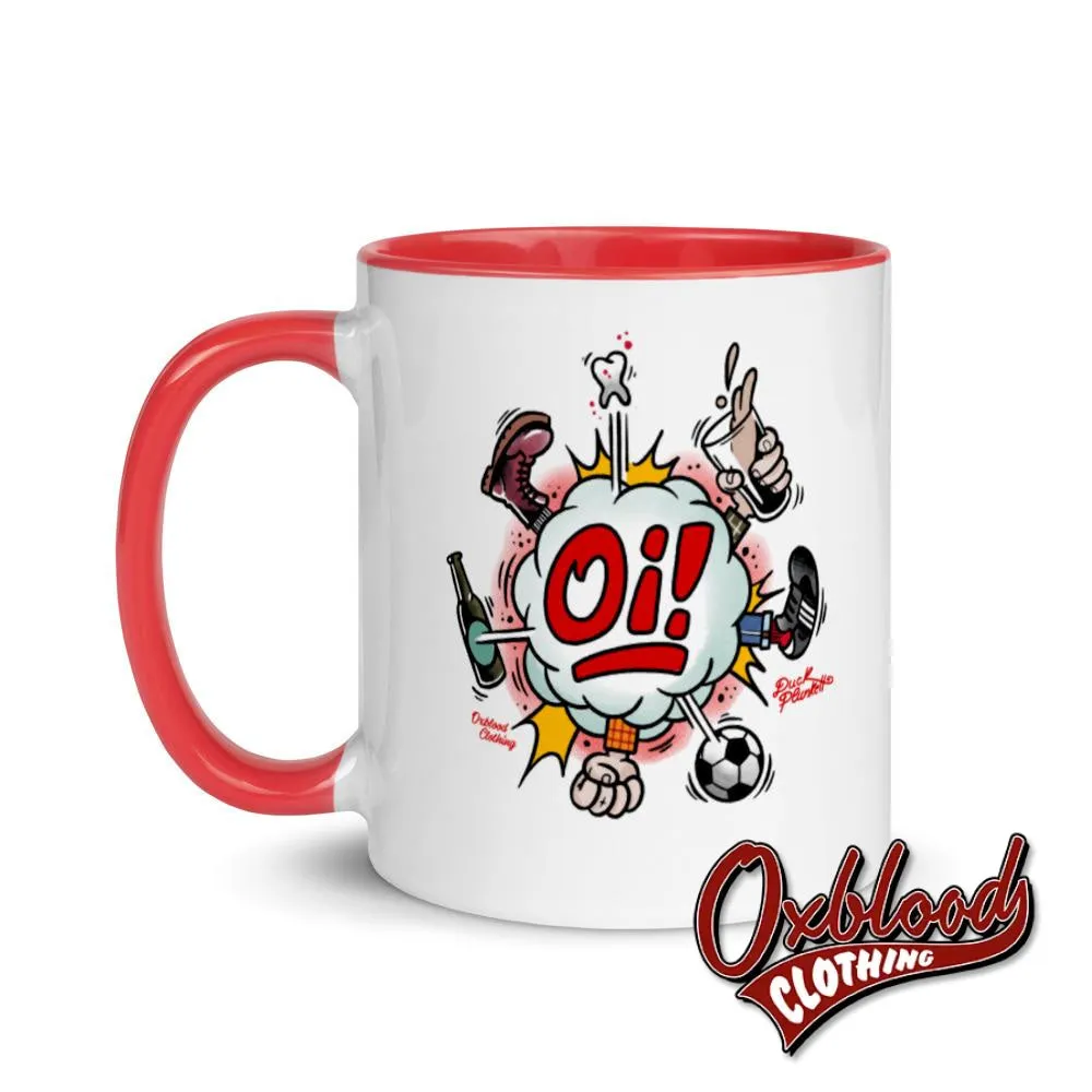 Oi! Mug - Football, Fighting, Drinking & Boots by Duck Plunkett