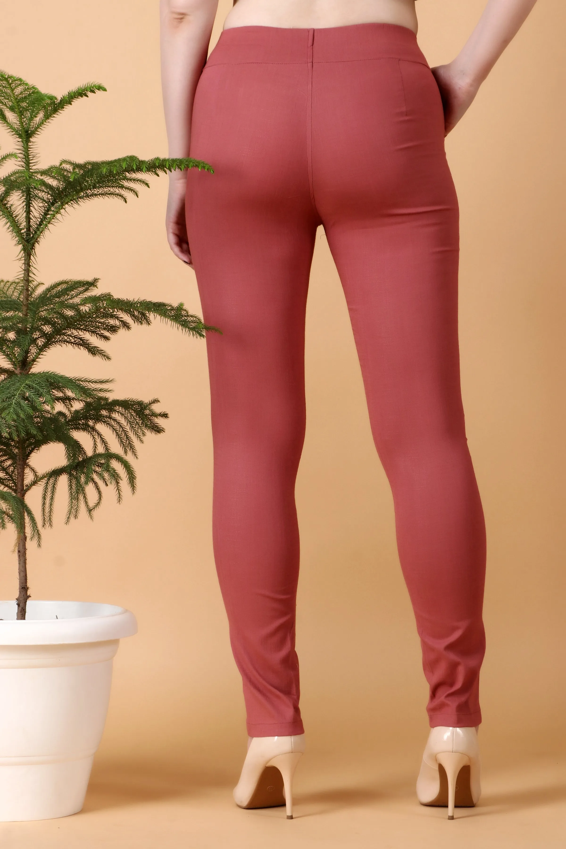 Onion Lycra Slub Pants