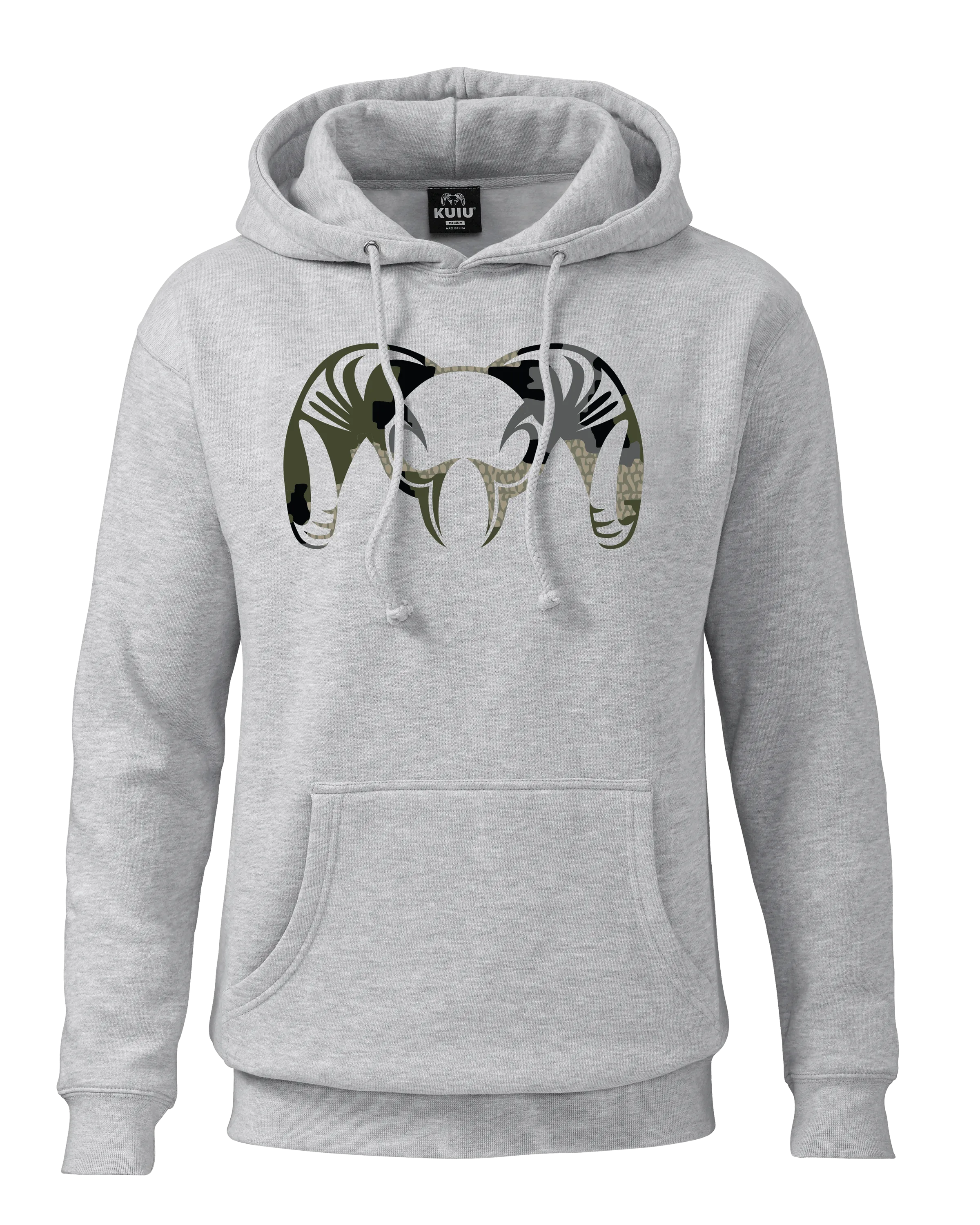 Outlet Verde Ram Hoodie | Heather Grey