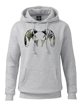 Outlet Verde Ram Hoodie | Heather Grey