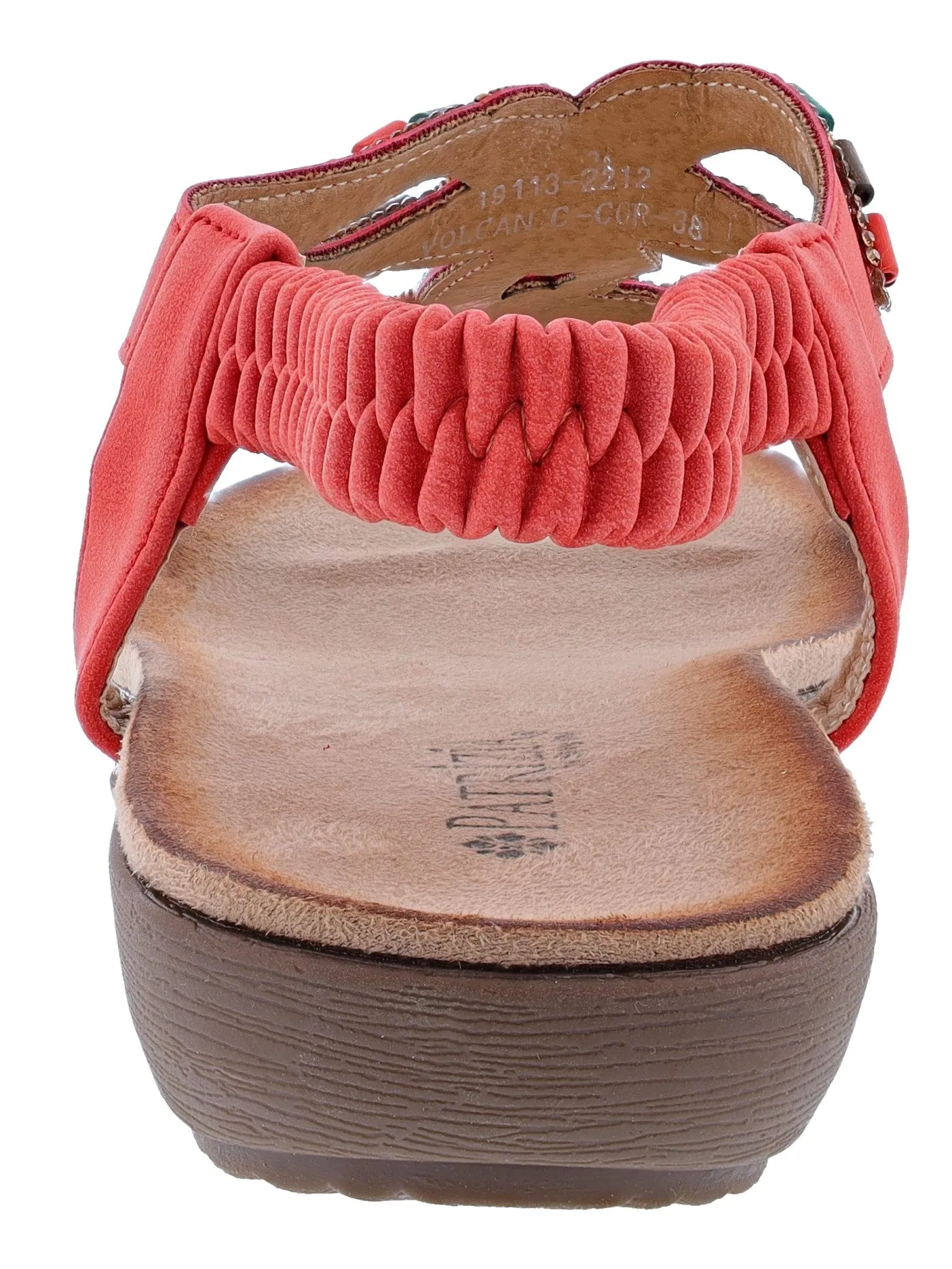 Patrizia Women's Volcanic T-Strap Summer Sandals By Spring Step