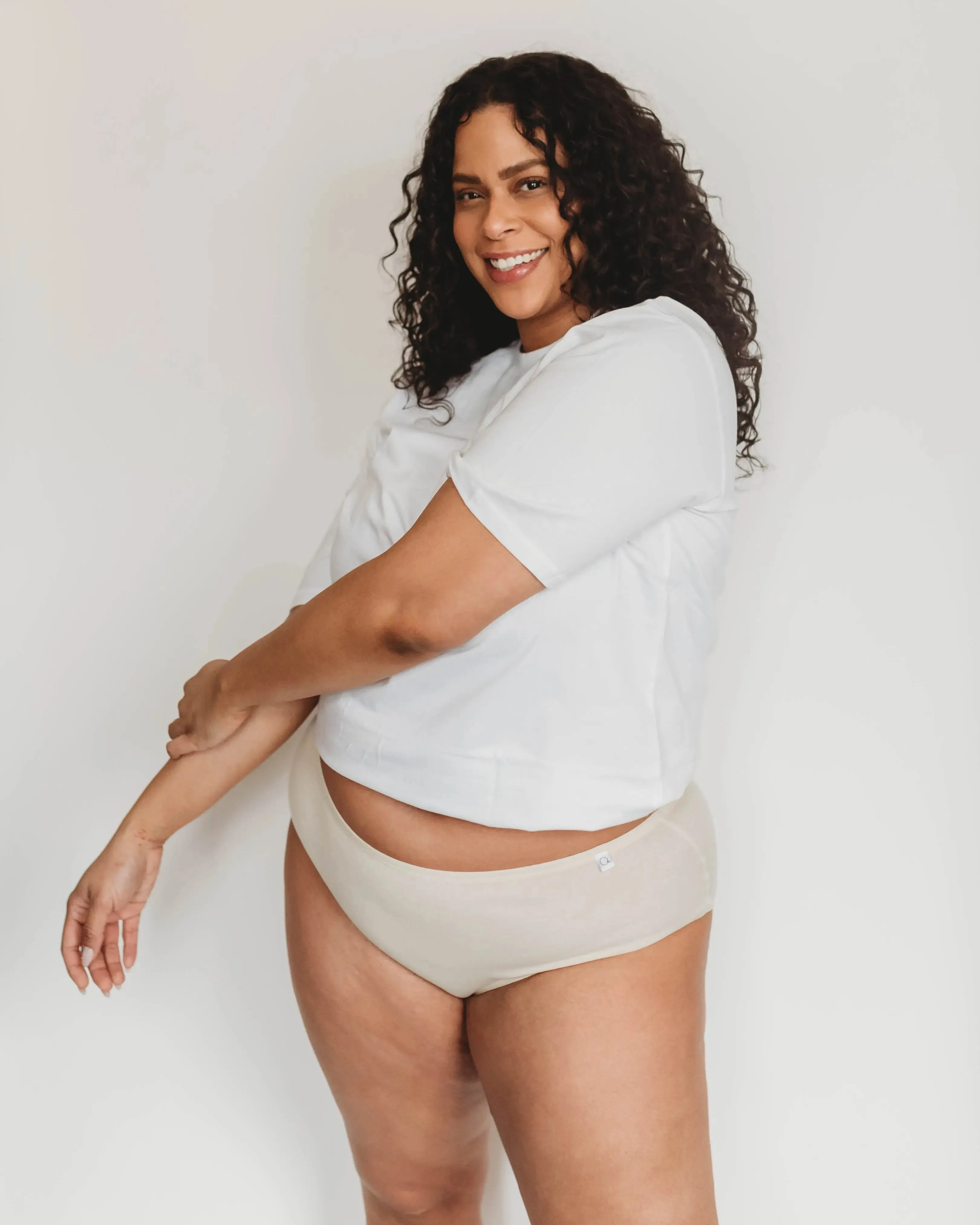 Plus Size Womens Classic Brief - 100% Organic Cotton