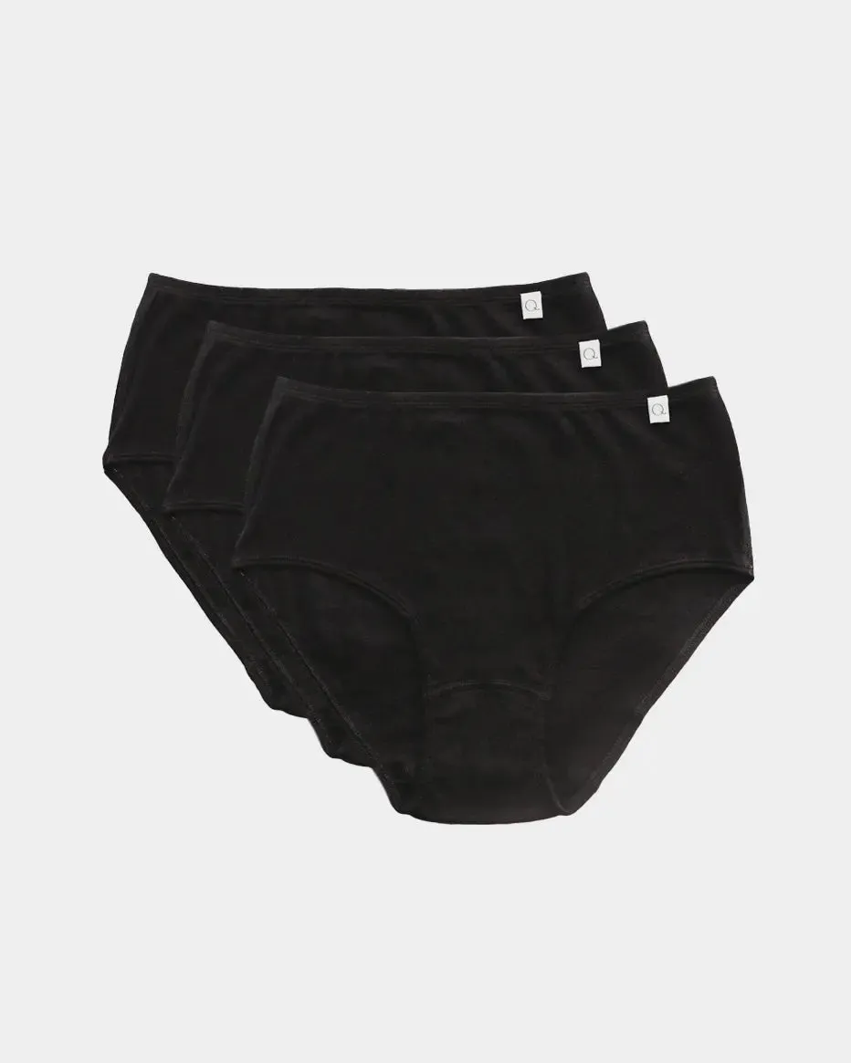 Plus Size Womens Classic Brief - 100% Organic Cotton