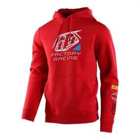 Pullover Fleece TLD Factory Icon Red