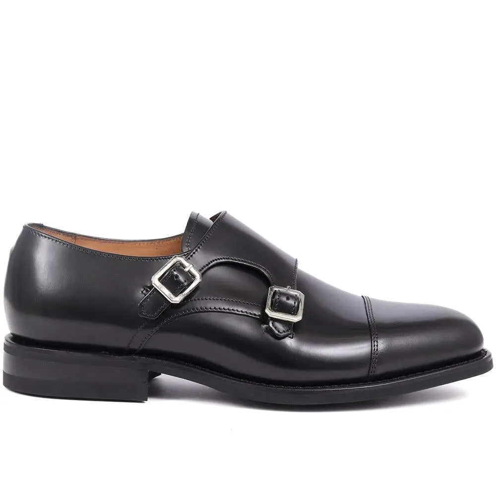 Ramsey1 Leather Monk Strap Shoes - RAMSEY1 / 325 002