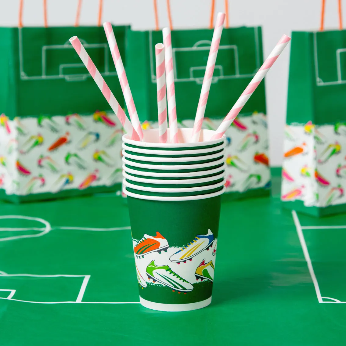 Recyclable Football Cups - 8 Pack