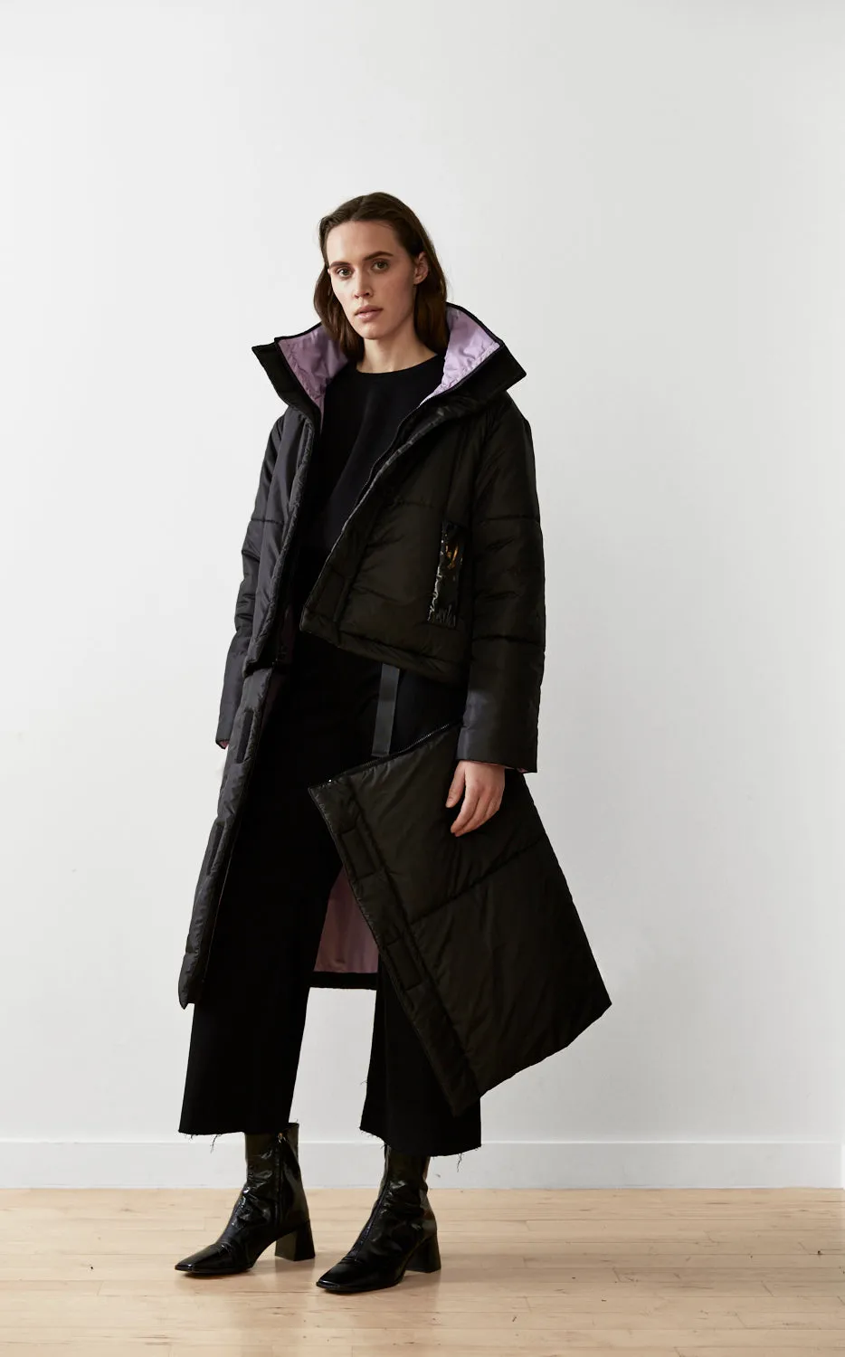 REVERSIBLE CONVERTIBLE SUSTAINABLE DOWN COAT