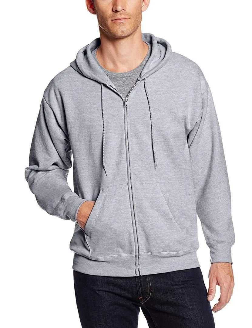 Romano nx Men's Grey Melange Hooded Sweatshirt