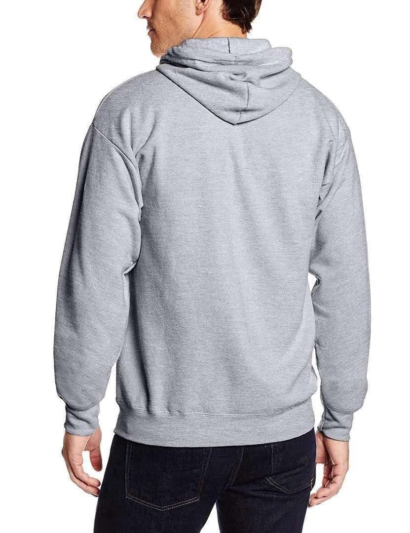 Romano nx Men's Grey Melange Hooded Sweatshirt