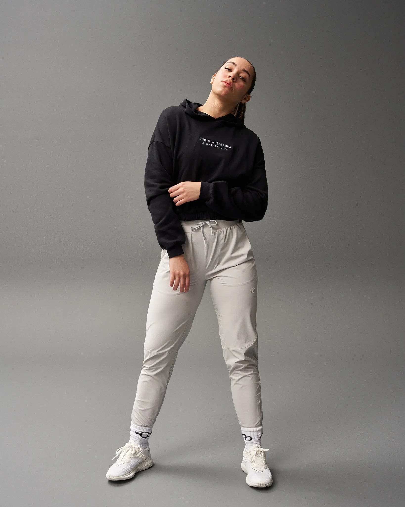 RUDIS Cinched Women's Crop Hoodie