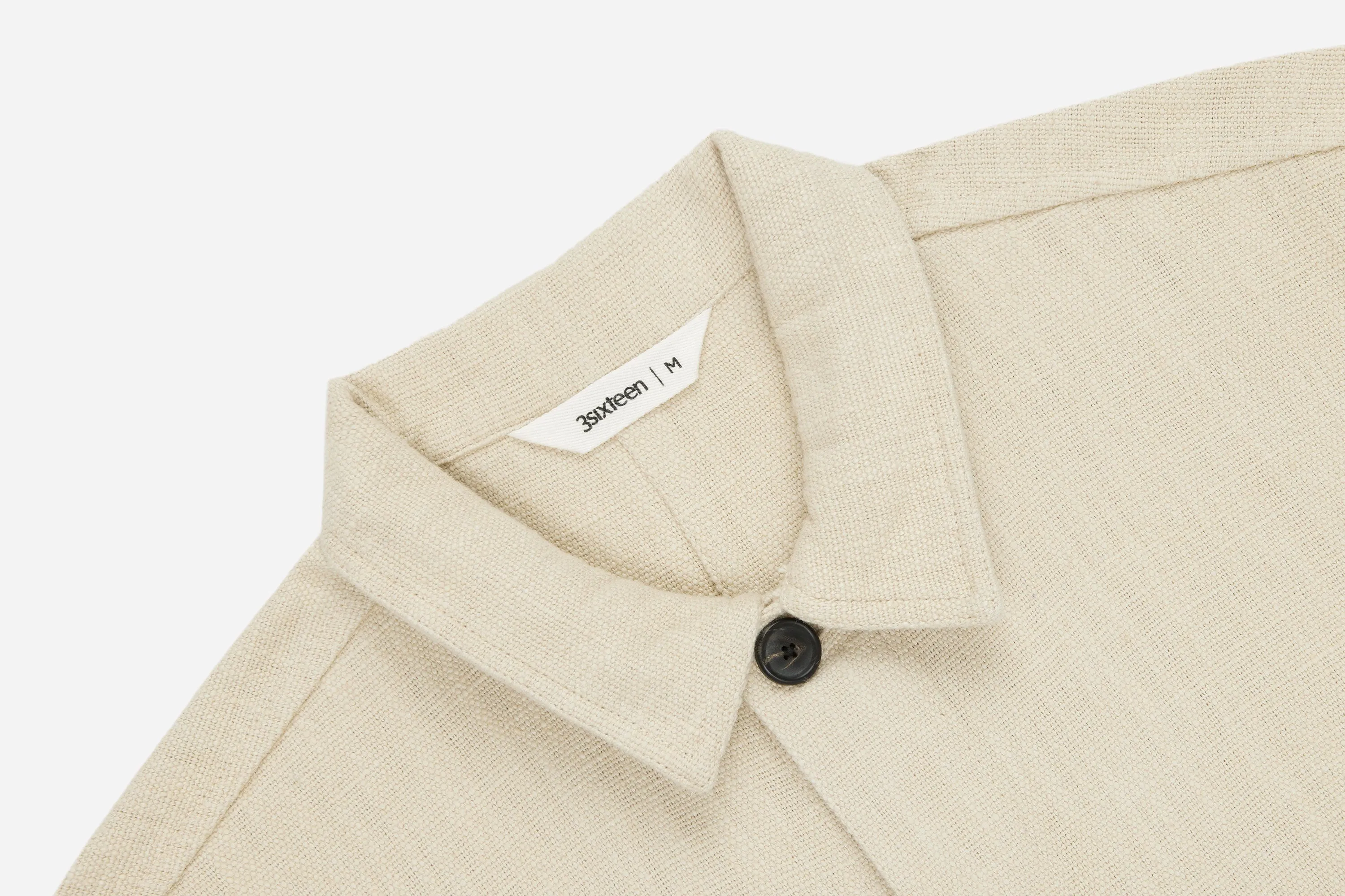 Shop Jacket ~ Alabaster Cotton/Linen