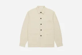 Shop Jacket ~ Alabaster Cotton/Linen