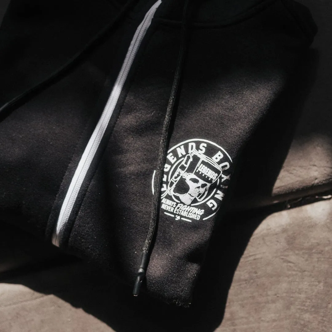 Skull Fleece Zip-Up