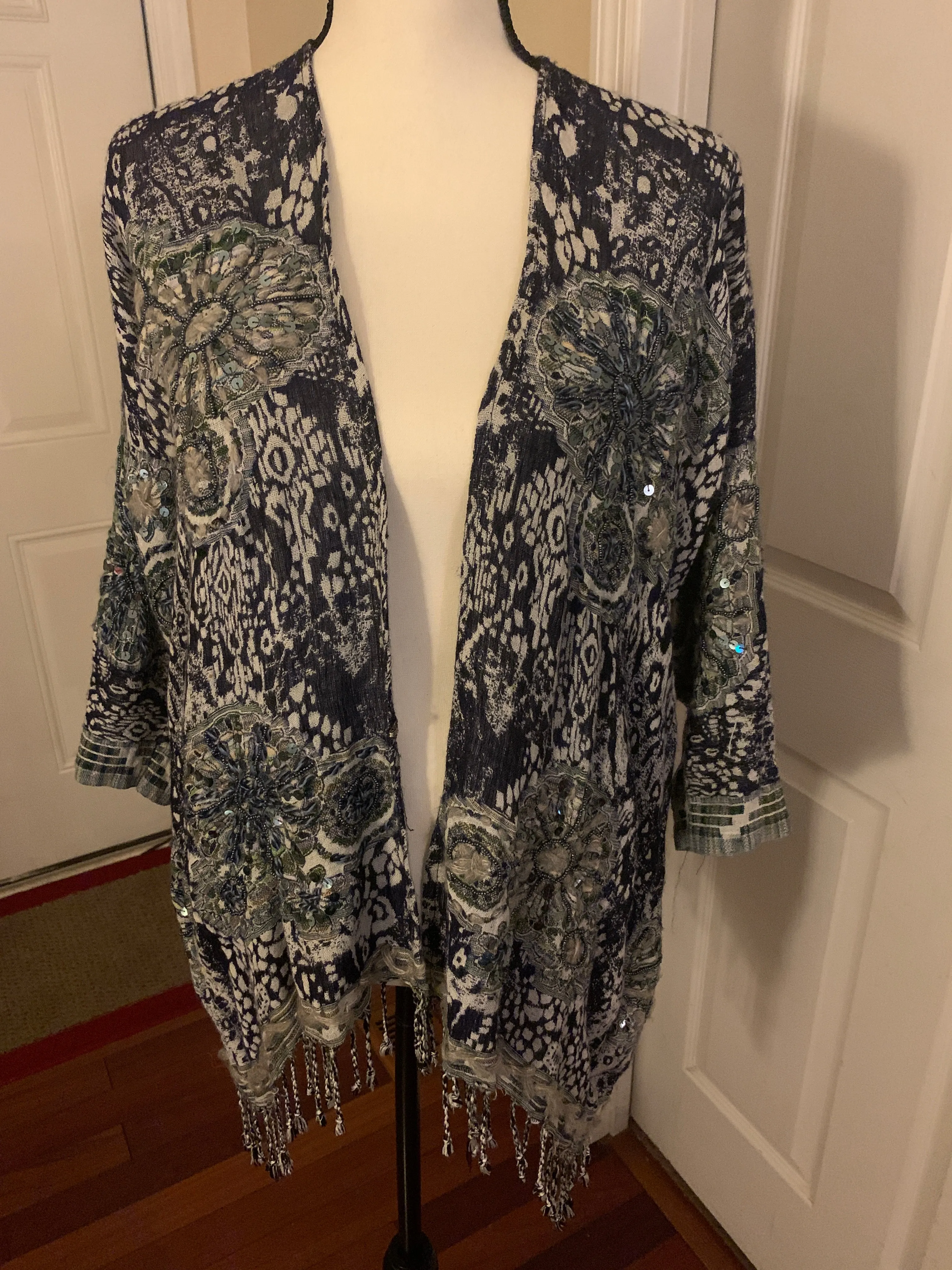 Soft Surroundings Sequin Cardigan