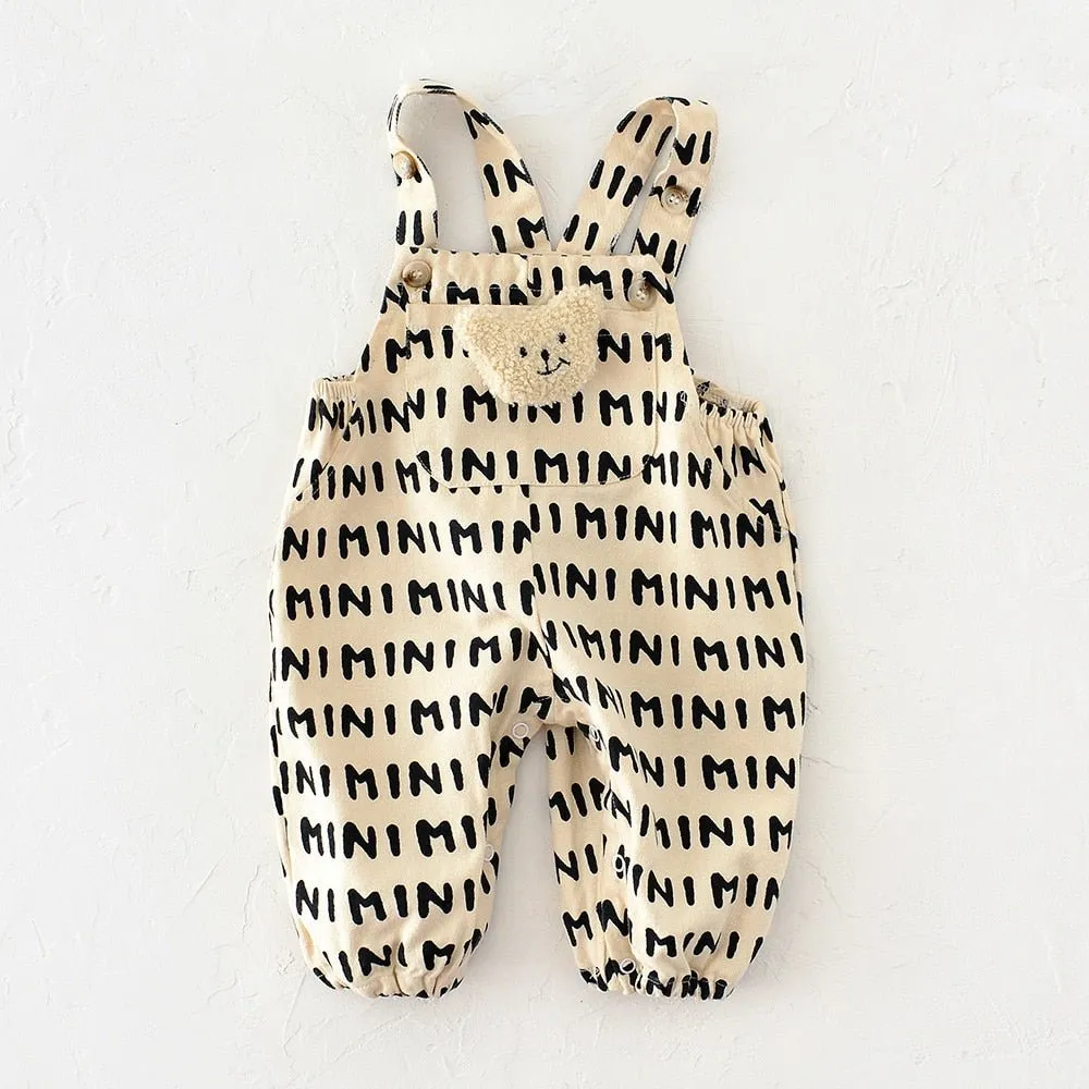 Striped Bear Overalls