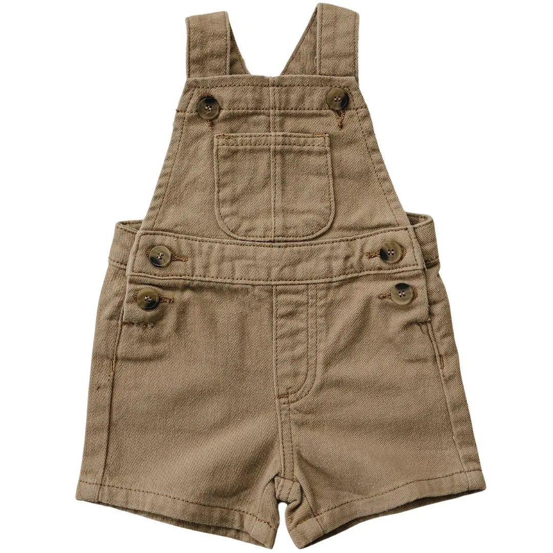 Tan Twill Overalls