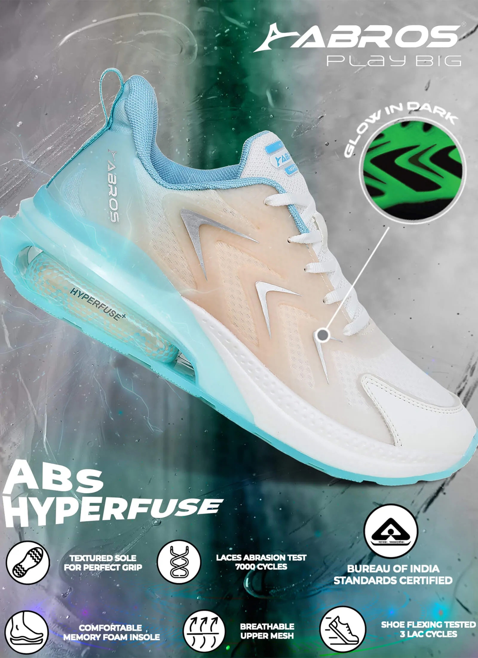 Terzo Hyper Fuse Sports Shoes For Men