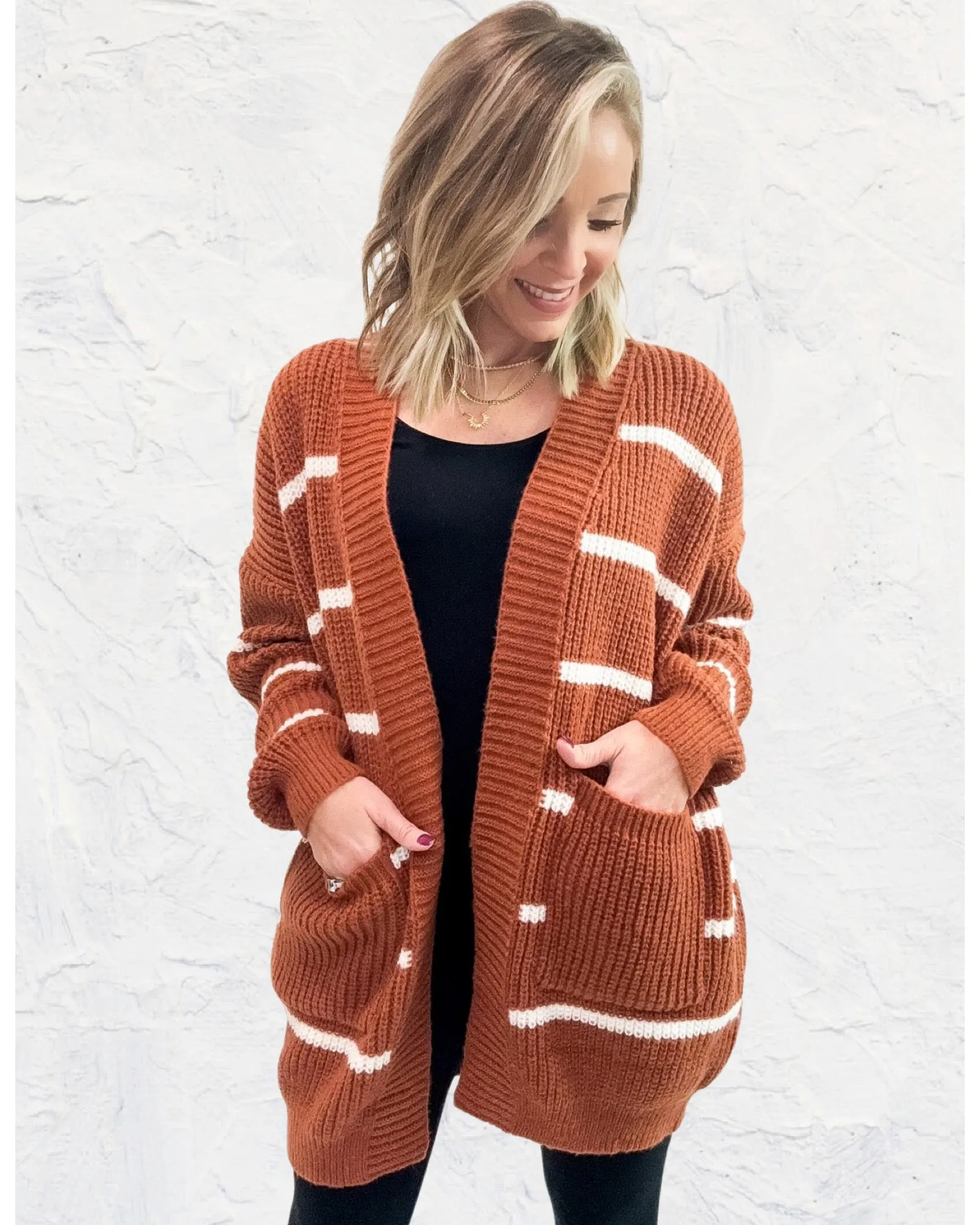 The Darcy Cardigan - Ginger